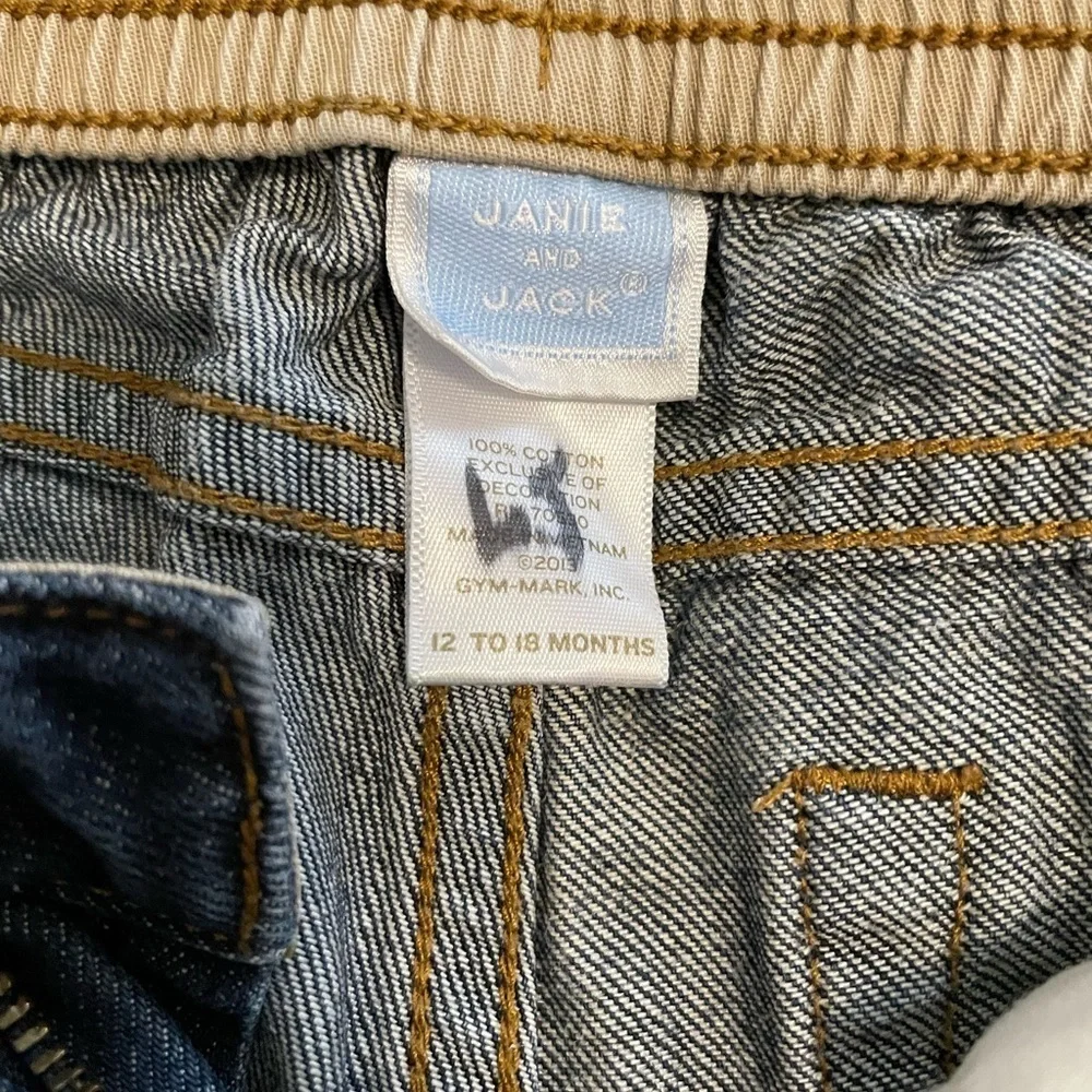 Gymboree Corduroy Slacks & Janie and Jack Denim Jeans, Size 12 Months.